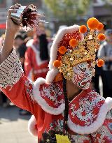 Taiwanese Artists Perform to Welcome The New Year at the Tianhou Palace in Quanzhou