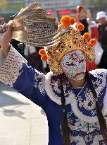 Taiwanese Artists Perform to Welcome The New Year at the Tianhou Palace in Quanzhou