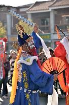 Taiwanese Artists Perform to Welcome The New Year at the Tianhou Palace in Quanzhou