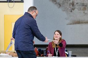 German Bundestag Election - Friedrich Merz Casts His Vote