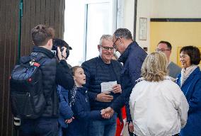 German Bundestag Election - Friedrich Merz Casts His Vote