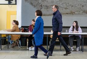 German Bundestag Election - Friedrich Merz Casts His Vote