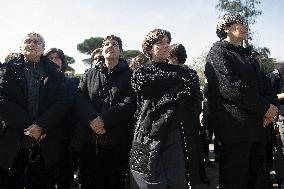 People Pray For Pope Francis at Gemelli Hospital - Rome