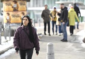 People of Kiev in February 2025