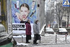 People of Kiev in February 2025