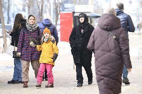 People of Kiev in February 2025