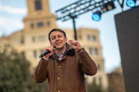 Demonstration In Support Of Ukraine - Barcelona