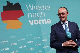 German Federal Election CDU Election Evening