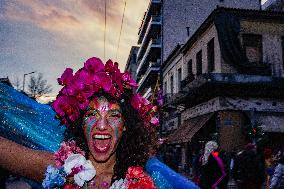 Carnival In Metaxourgeio, Athens