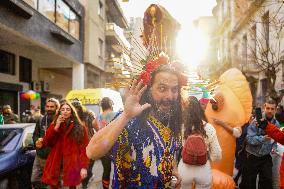 Carnival In Metaxourgeio, Athens