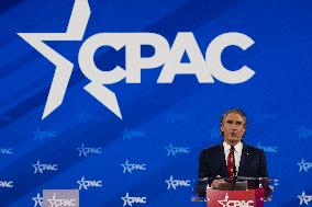 Secretary Of The Interior Doug Burgam Speaks At CPAC 2025