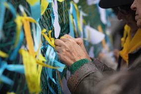 Protest - 3rd Anniversary On The War Ukraine-Russia, In Porto, Portugal