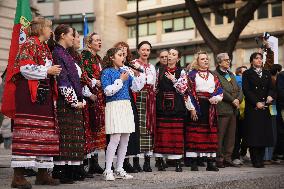 Protest - 3rd Anniversary On The War Ukraine-Russia, In Porto, Portugal