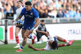 RUGBY: GUINNESS SIX NATIONS 2025 -  match ITALY vs FRANCE at Oympic stadium in Rome.