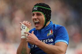 RUGBY: GUINNESS SIX NATIONS 2025 -  match ITALY vs FRANCE at Oympic stadium in Rome.