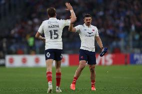 RUGBY: GUINNESS SIX NATIONS 2025 -  match ITALY vs FRANCE at Oympic stadium in Rome.