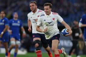 RUGBY: GUINNESS SIX NATIONS 2025 -  match ITALY vs FRANCE at Oympic stadium in Rome.