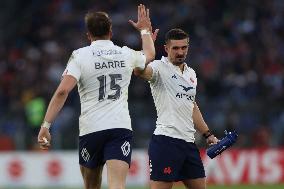 RUGBY: GUINNESS SIX NATIONS 2025 -  match ITALY vs FRANCE at Oympic stadium in Rome.