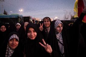 Rally Commemorating Hezbollah Late Leaders In Tehran