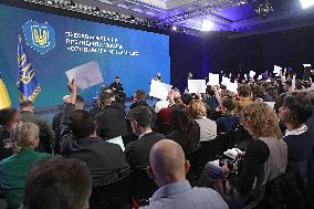 News conference of Ukrainian President Volodymyr Zelenskyy in KyivNews conference of Ukrainian President Volodymyr Zelenskyy in