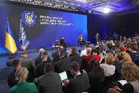 News conference of Ukrainian President Volodymyr Zelenskyy in KyivNews conference of Ukrainian President Volodymyr Zelenskyy in