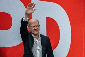 Bundestag Election - SPD Party - Olaf Scholz