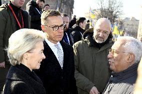 Third anniversary of Russia's invasion of Ukraine