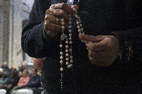 Cardinal Reina Mass for Pope Francis Healing - Rome