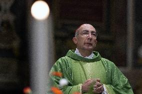 Cardinal Reina Mass for Pope Francis Healing - Rome
