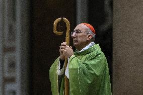 Cardinal Reina Mass for Pope Francis Healing - Rome