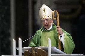 Cardinal Reina Mass for Pope Francis Healing - Rome