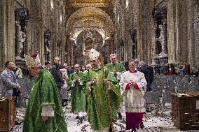 Cardinal Reina Mass for Pope Francis Healing - Rome