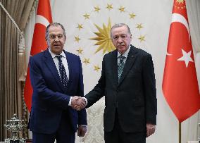 Lavrov Meets Erdogan - Ankara