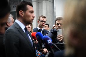 Jordan Bardella and Eric Ciotti at the SIA 2025 - Paris