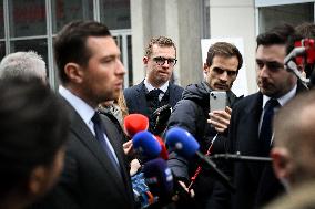 Jordan Bardella and Eric Ciotti at the SIA 2025 - Paris