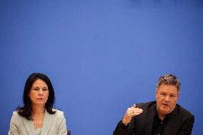 Die Grune Partie Speak Bundestag Election