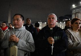 Nightly Rosary Prayer For Pope Francis’s Recovery - Vatican