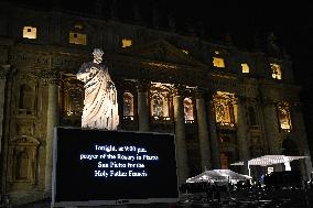 Nightly Rosary Prayer For Pope Francis’s Recovery - Vatican