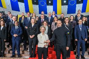 Joint Meeting Of The European Commission And The Government Of Ukraine On The Third Anniversary Of Russia's Full-scale Invasion