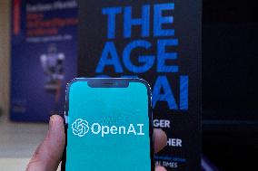 AI Competitors Showdown: OpenAI, Grok, DeepSeek Logos In Focus