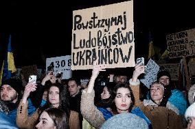 Third Anniversary of Russian Invasion of Ukraine Demonstration