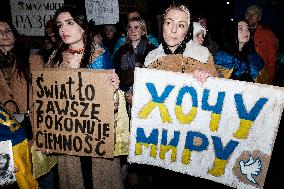 Third Anniversary of Russian Invasion of Ukraine Demonstration