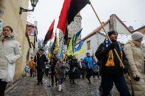 Ukraine protest in Tallinn