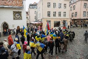 Ukraine protest in Tallinn
