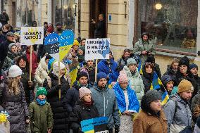 Ukraine protest in Tallinn