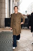 MFW - Matt Bomer Leaves His Hotel