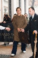 MFW - Matt Bomer Leaves His Hotel