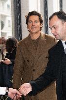 MFW - Matt Bomer Leaves His Hotel