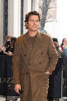 MFW - Matt Bomer Leaves His Hotel