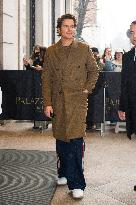 MFW - Matt Bomer Leaves His Hotel